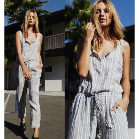 Rails Brooklyn Caldas Stripe Jumpsuit Size XS - Picture 1 of 8
